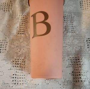 Modern expressions tumbler with a letter B